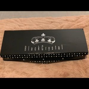 Black Crystal Flat Iron
